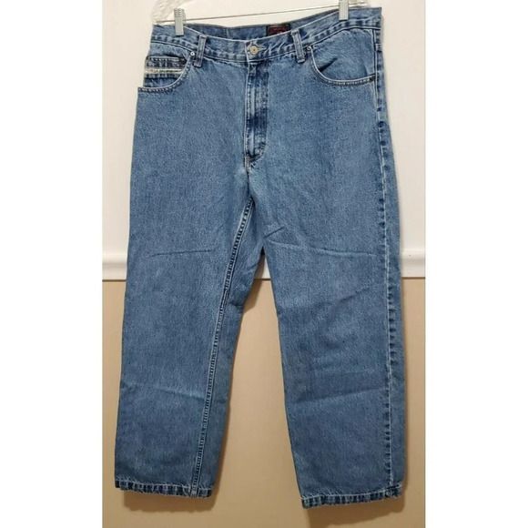 VTG U.S. Polo Assn Men Blue Relax Fit Loose Fit - Picture 1 of 9